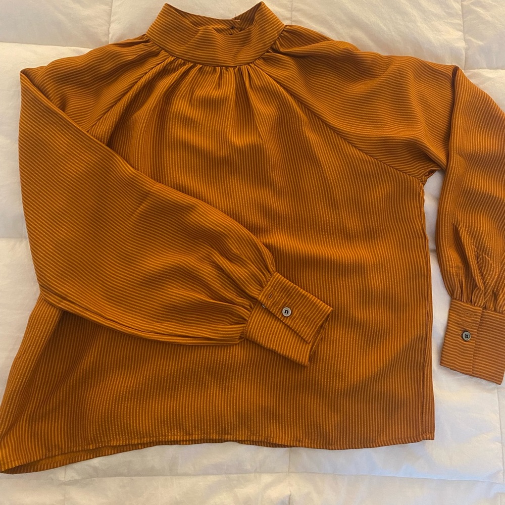 FRNCH Caron Top Orange - New with Tags